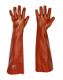 PVC-Handschuhe MEMPHIS, rotbraun, 60 cm Kat. 2, Nr. 0406   