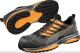 PUMA Si.-Schuh CHARGE Orange Low Art. 64.455.0, ESD, halb, schwarz/orange,  metallfrei, lederfrei, EN ISO 20345-S1P,   