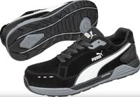 PUMA Si.-Schuh AIRTWIST Black Low ESD Art. 64.465.0, halb, schwarz/Reflex, metallfrei, EN ISO 20345-S3,   