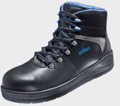 ATLAS Si.-Schuh THERMO TECH 800,  hoch, schwarz/blau, profillose Sohle für Schwarzdeckenbau, EN ISO 20345-S3 HI  