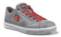 U-POWER Si.-Sneaker FOREST,  halb, grau/rot, EN ISO 20345-S3,    