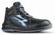 U-POWER Si.-Schuh TENERIFE ESD,  hoch, schwarz/blau, metallfrei, Sohle bis 300°C (1 min), EN ISO 20345-S3  