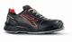 U-POWER Si.-Schuh BILLIE ESD, halb, schwarz/rot, S3S CI FO SR, EN ISO 20345:2022  