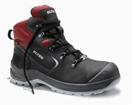 ELTEN Si.-Schuh LENA GTX black-red Mid ESD S3 CI Art.746131, hoch, Rindleder, PU-Spitzenschutz GORE-TEX Innenfutter  