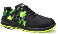 ELTEN Si.-Schuh MATTIS XXSports green Low ESD S1P Art.720321, halb, schwarz/grün, WELLMAXX, Atmungsaktives Textilfutter, EN ISO 20345 S1P SRB  