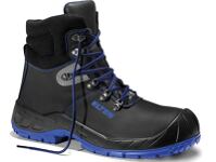 ELTEN Si.-Schuh ALESSIO XXW Mid ESD S3 Art.767571, hoch, schwarz-blau, Rindleder Extra weite Passform, EN ISO 20345 S3 SRC   