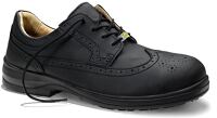 ELTEN Si.-Schuh OFFICER XXB Low ESD S2 Art.72302, halb, schwarz, WELLMAXX BUSINESS,  Rindleder, EN ISO 20345 S2  