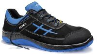 ELTEN Si.-Schuh MALVIN blue Low ESD S3 Art. 729541, halb, schwarz/blau Nubukleder/Meshmaterial, EN ISO 20345 S3  