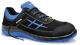 ELTEN Si.-Schuh MALVIN blue Low ESD S3 Art. 729541, halb, schwarz/blau Nubukleder/Meshmaterial, EN ISO 20345 S3  