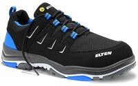 ELTEN Si.-Schuh WILLIAM Blue Low ESD Art. 72731 02, Typ 2, halb, schwarz/blau, lederfrei, EN ISO 20345 S1P,   