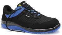 ELTEN Si.-Schuh LONNY Blue Low ESD,  Art. 729525, halb, schwarz/blau, lederfrei, MAXXIMO-Infinergy-Sohle, EN ISO 20345-S1  