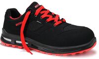 ELTEN Si.-Schuh LAKERS XXT Low ESD,  Art. 729711, schwarz/rot, metallfrei, lederfrei, WELLMAXX-Infinergy-Sohle, EN ISO 20345-S1P  