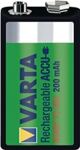 Varta Akku-Batterie 9V E-Block 170mAh Blisterkarte mit 1 Stück # 902018   