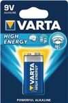 Varta Batterie "Alkaline" extra, E-Block-9V Blisterkarte mit 1 Stück # 901814   