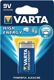 Varta Batterie "Alkaline" extra, E-Block-9V Blisterkarte mit 1 Stück # 901814   